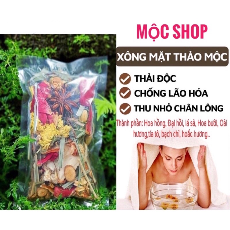 Thảo dược xông mặt thải độc,đẹp da nguyên chất100%