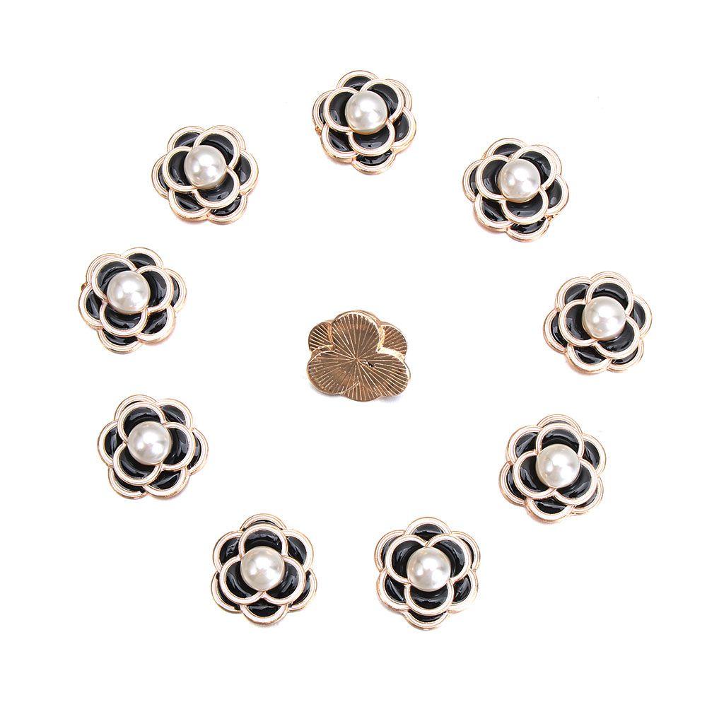 Set 10 Nút Áo Hình Hoa Xinh Xắn