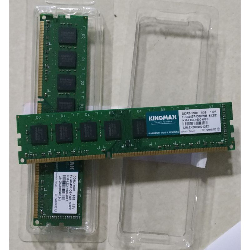 DDR3 8Gb kingmax hàng người dùng thanh lý