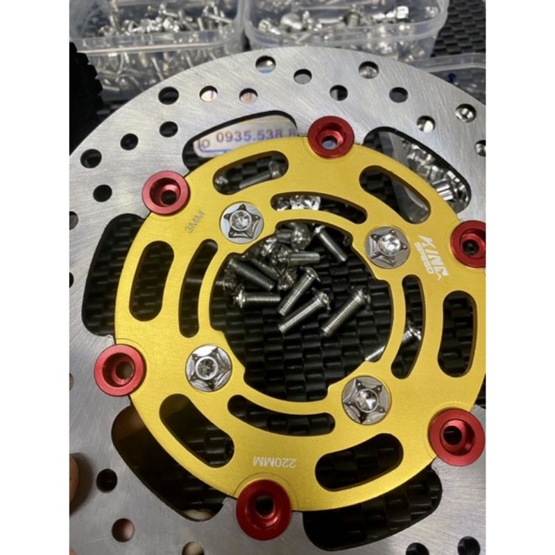 Ốc salaya 8li 2 cùi dĩa - đĩa thắng - bá heo mọi loại xe