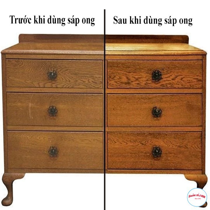 Sáp ong Beewax Đánh Bóng Sàn Gỗ, Đồ Gỗ Nhanh Chóng, Sáng Bóng