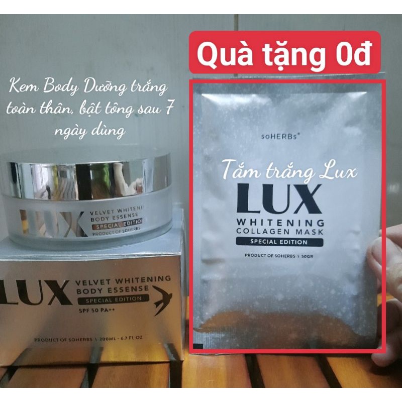 Kem Body Lux Dưỡng Trắng Toàn Thân, Bật tông sau 7 ngày dùng. Cam kết xài không ưng em hoàn tiền | BigBuy360 - bigbuy360.vn
