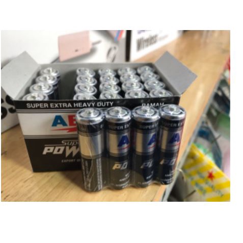 2 Lốc Pin AA  ABC Super Power 1.5V- Hàng nhập khẩu Indonesia, Siêu bền