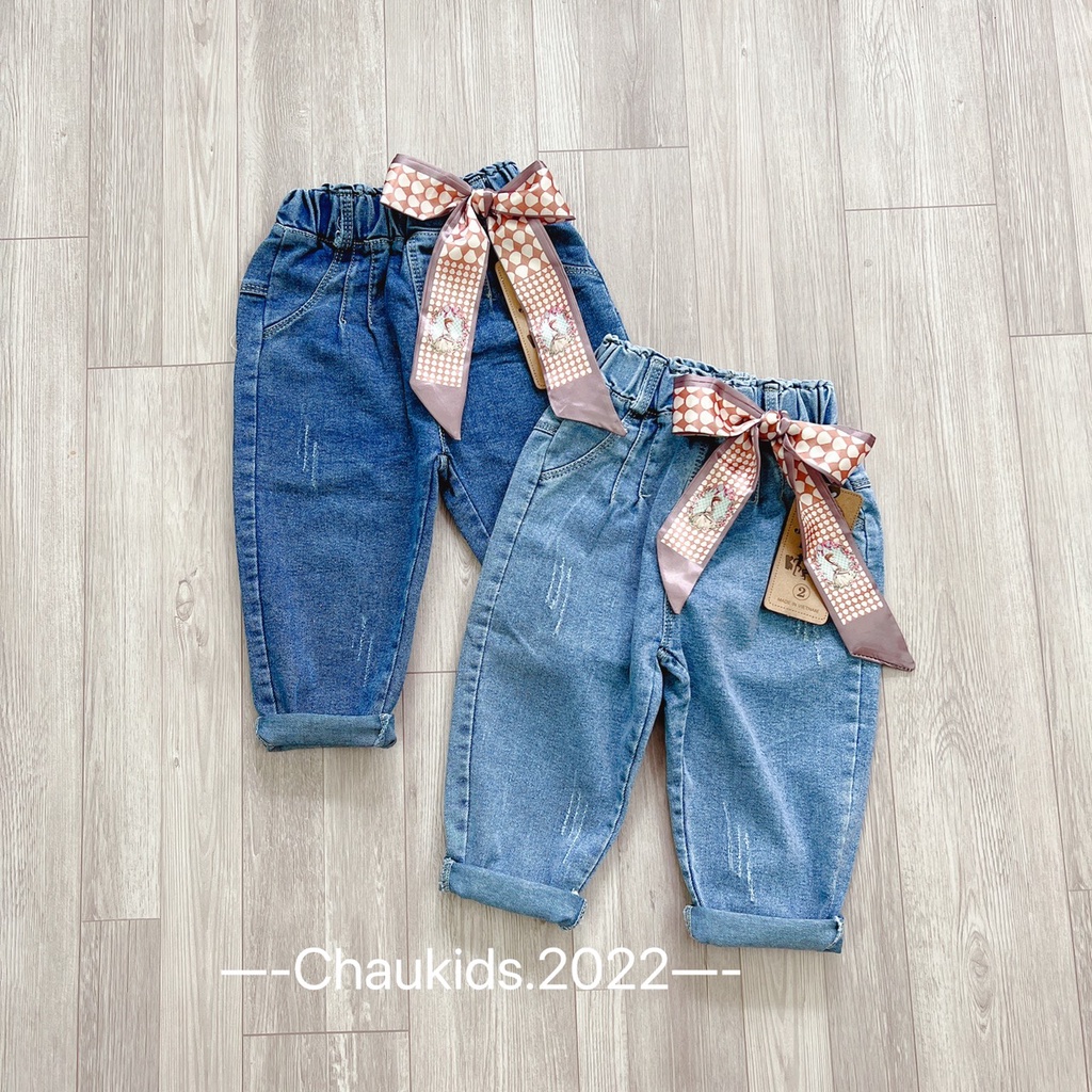 SALE QUẦN JEAN DÀI CỘT KHĂN THỜI TRANG CAO CẤP SIZE 18-30KGKG(JEAN DG)