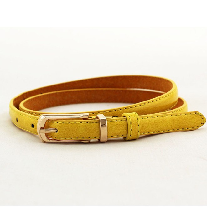 Thắt lưng nữ da PU 1 mầu trẻ trung TTL11