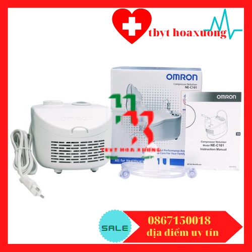 [ Hàng Cao Cấp ] Máy Xông Khí Dung Mũi Họng: Omron NE-C101 Bảo Hành 24 Tháng