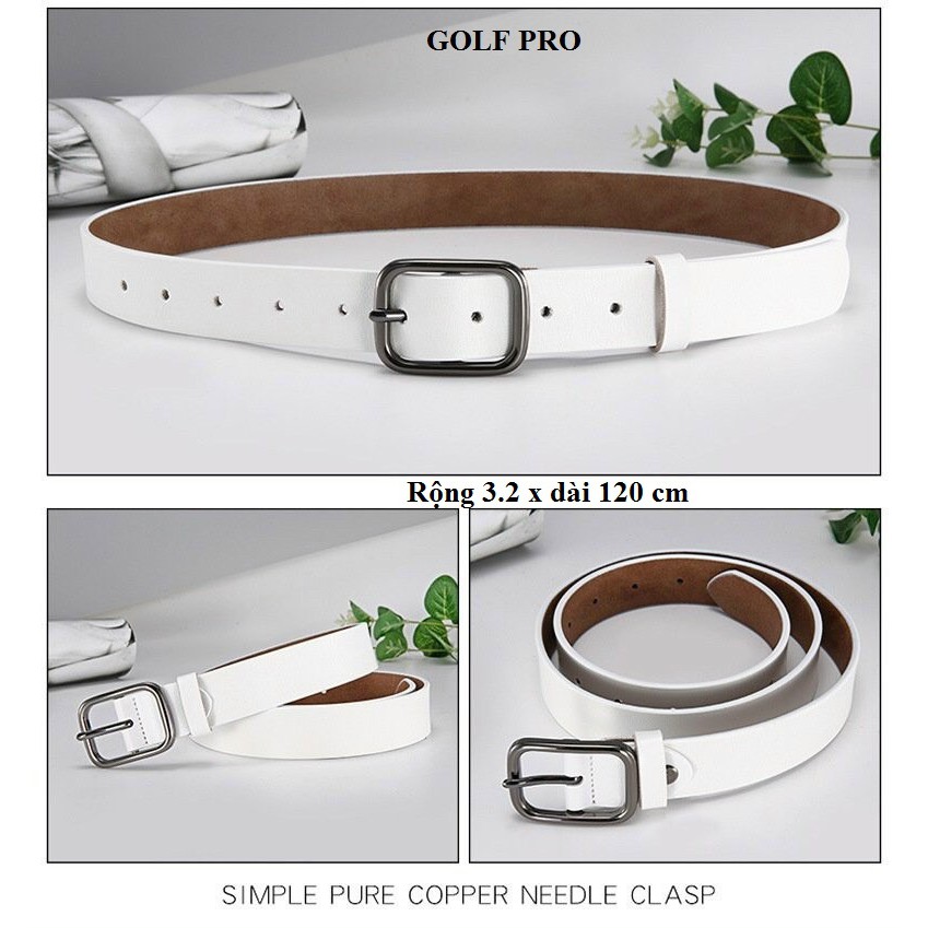 Thắt lưng golf nữ thời trang thể thao shop GOLF PRO TL0028