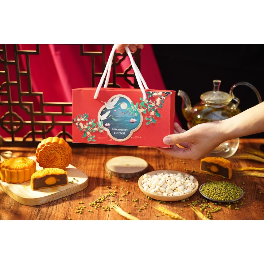 FREE SHIP Hộp trung thu 2 bánh chỉ 8k