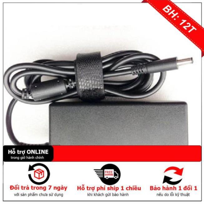 [BH12TH] Hàng Zin, Sạc Laptop DELL 19.5V - 4.62A, 90W, Chân Kim Nhỏ, Kích thướt: 4.5mm X 3.0mm ZIN