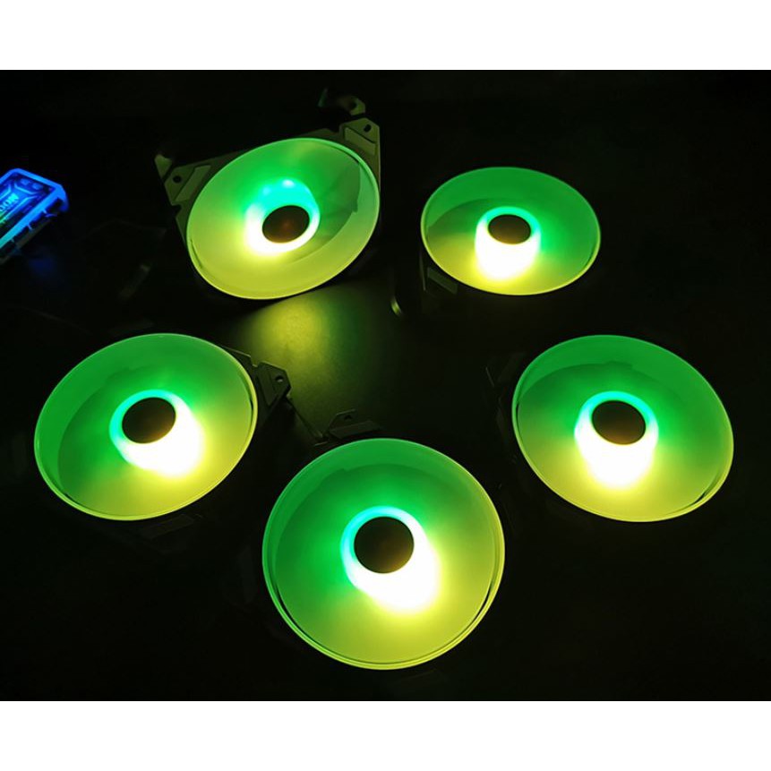 Quạt Tản Nhiệt, Fan Led RGB Coolmoon X1 - Đồng Bộ Hub