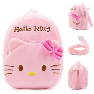 Balo hello kitty màu hồng cho bé 3-5 tuổi