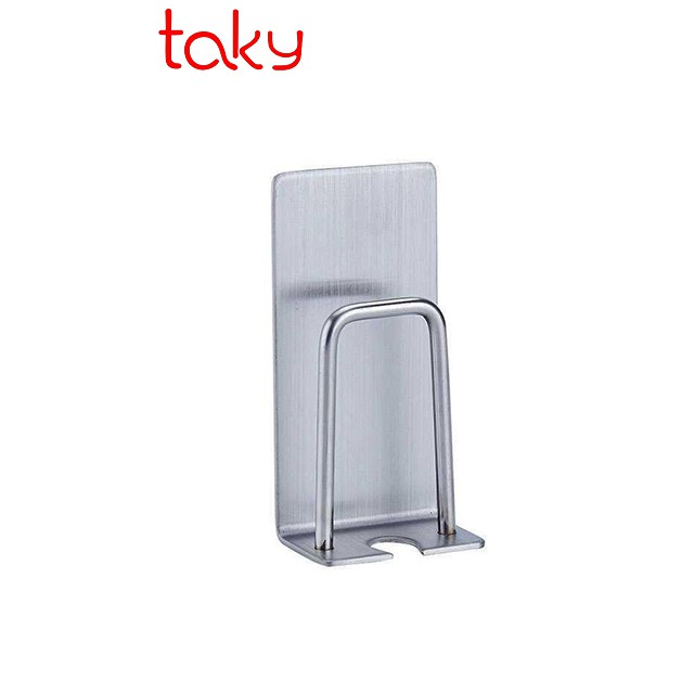 Kệ Để Bàn Chải Đánh Răng Úp Cốc, Móc Dán Tường Siêu Dính, Móc Inox 304 Không Gỉ, Sang Trọng, Taky 4011