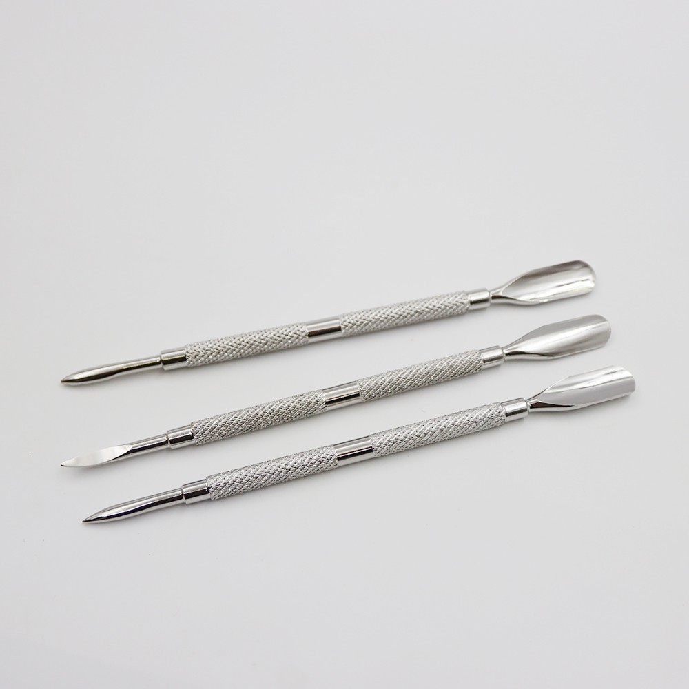 Cây đẩy da chết nail, cây sủi da inox 2 đầu cao cấp Jeliva Chính Hãng