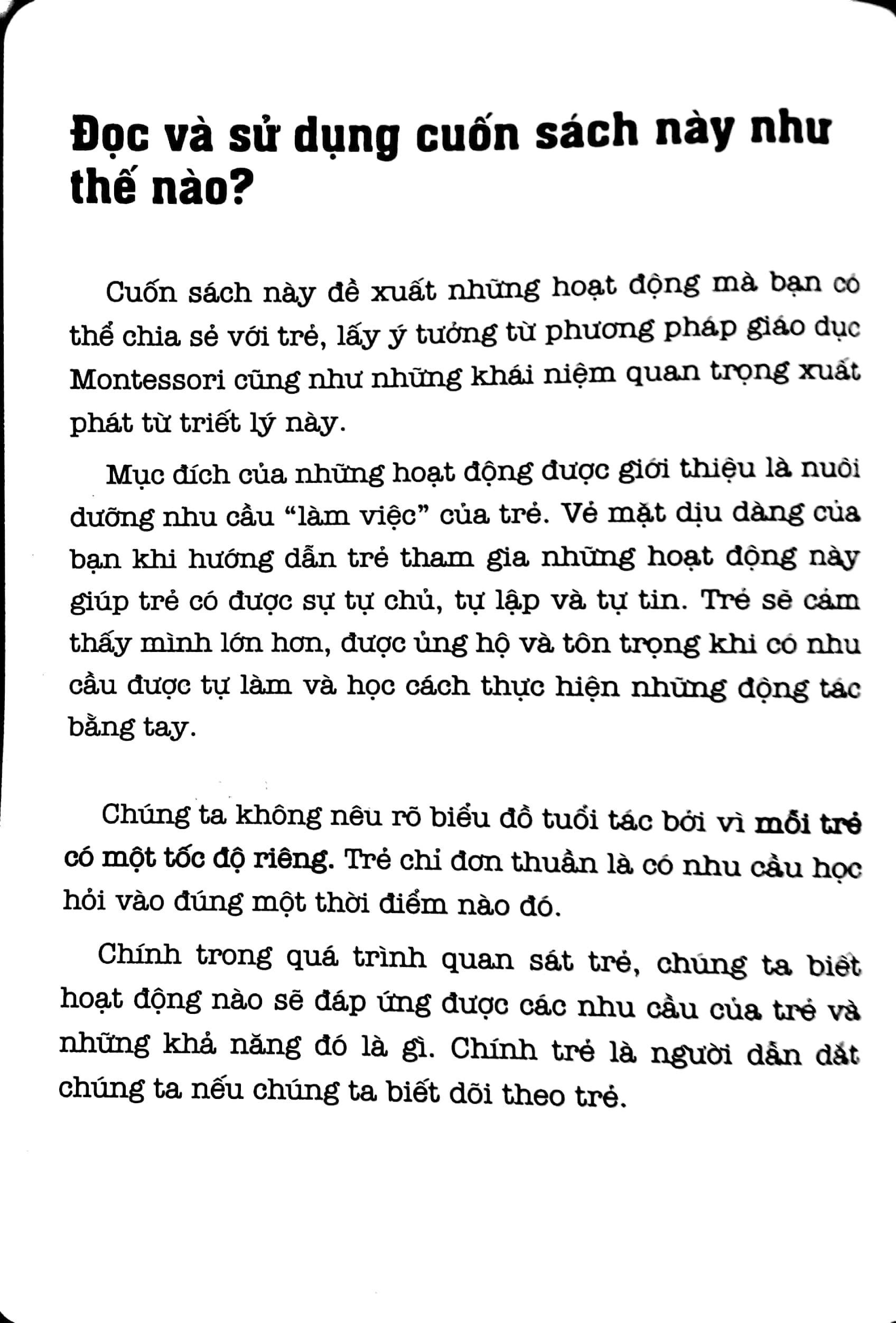 Sách - Học Montessori Để Dạy Trẻ Theo Phương Pháp Montessori - 100 Hoạt Động Montessori: Con Không Cần Ipad Để Lớn Khôn