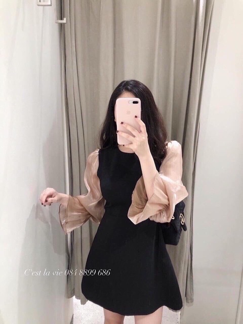 [Mã WARN10 giảm 10k đơn 50k] Váy umi pha tay nhũ cao cấp | BigBuy360 - bigbuy360.vn