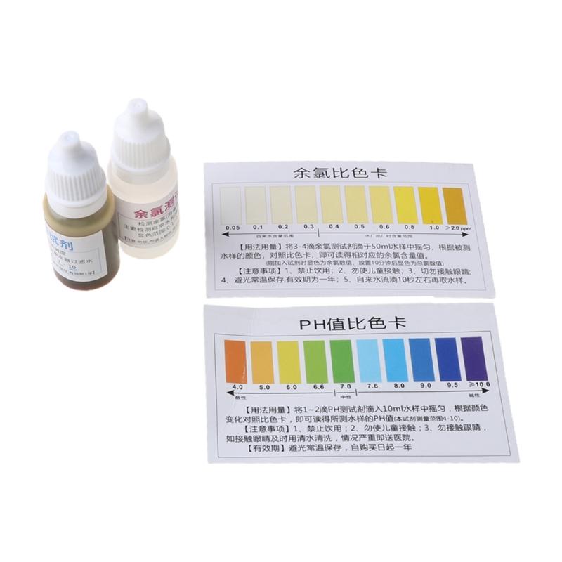 SEL Practical pH A2O Water pH OTO Dual Test Kit with Test Card for 100-125 tests