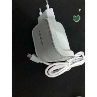 CỐC SẠC LIỀN DÂY OPPO 2.0A 2 CỔNG USB