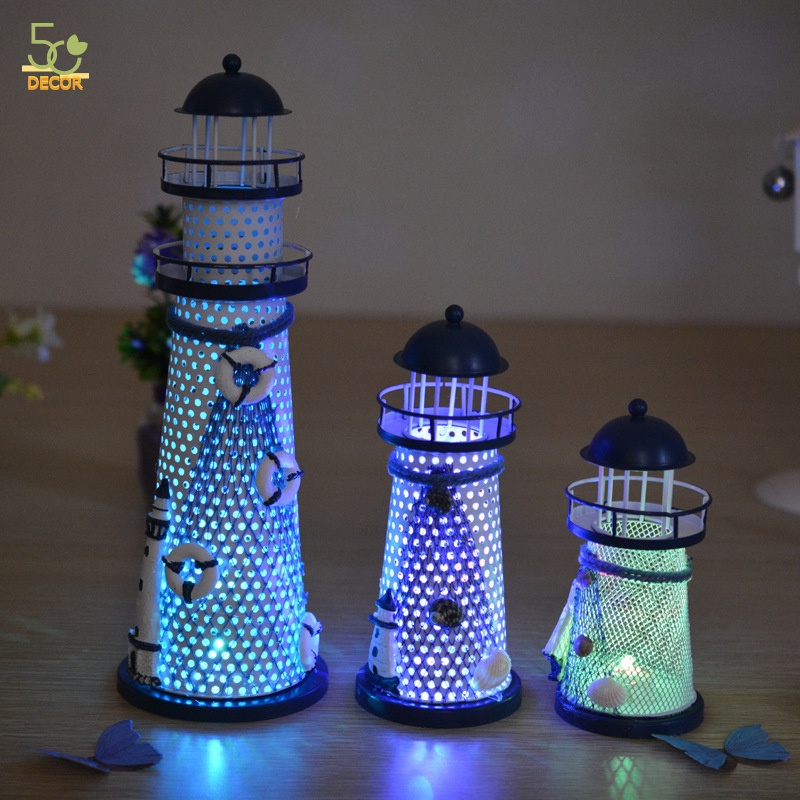 Đèn ngủ mô hình ngọn hải đăng, đèn ngủ trang trí bàn, decor phòng ngủ, phòng khách, quà tặng, quà lưu niệm độc đáo