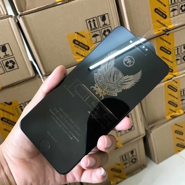 Kính Cường Lực KINGKONG 4D Chống Nhìn Trộm Chính Hãng WK Cho Iphone 6/6S/6PLUS/6SPLUS/7/7PLUS/ 8/8PLUS/X/XS/XSMAX