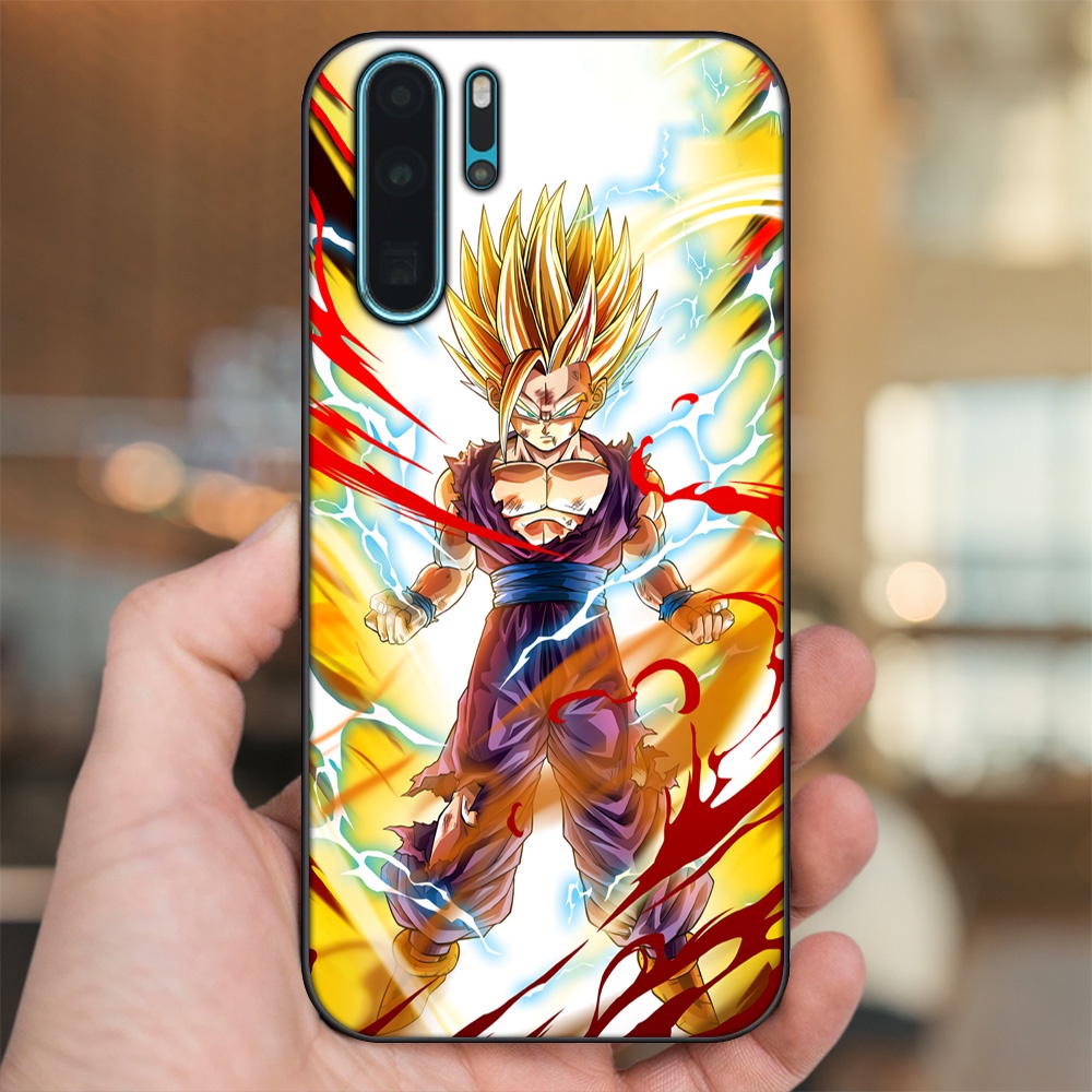 Ốp lưng Huawei P30 Pro viền đen in hình Gohan Dragon Ball
