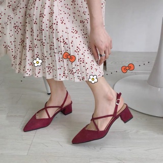 ORDER Giày cao gót mũi nhọn đế 3cm - nhiều mẫu