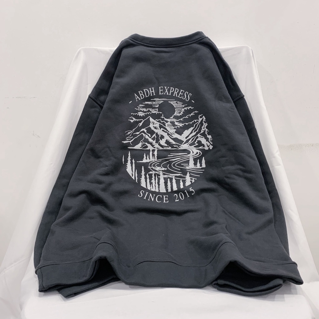 Áo sweater nỉ bông tay dài unisex homies in hình Mountain | BigBuy360 - bigbuy360.vn
