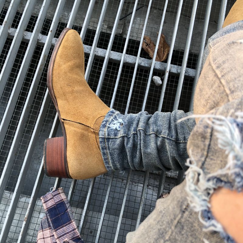 Quần Skinny Jeans Xanh Rách J003 - JCUS