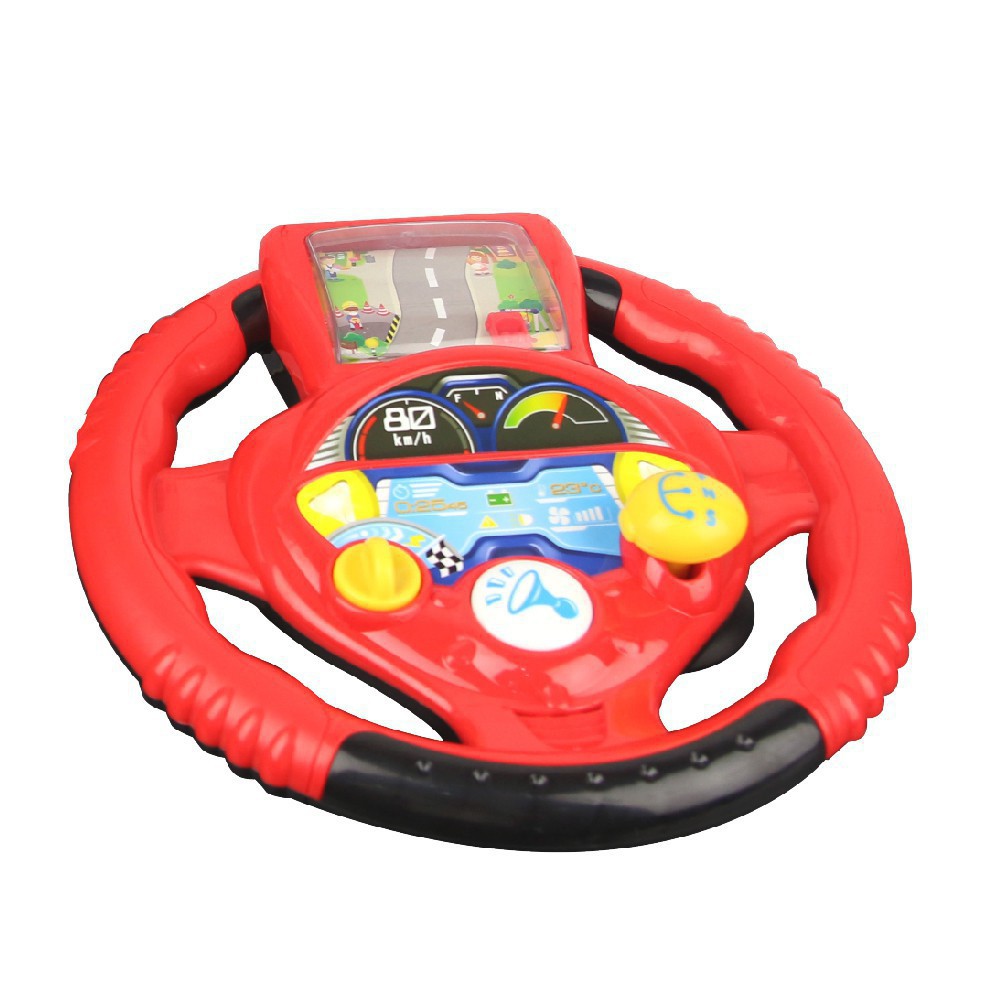 Vô lăng đồ chơi mô phỏng sinh động cho bé, phát triển các giác quan,có màn hình điện tử Winfun 1080