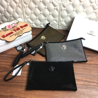 Túi cầm tay dự tiệc sang chảnh clutch đá fullbox