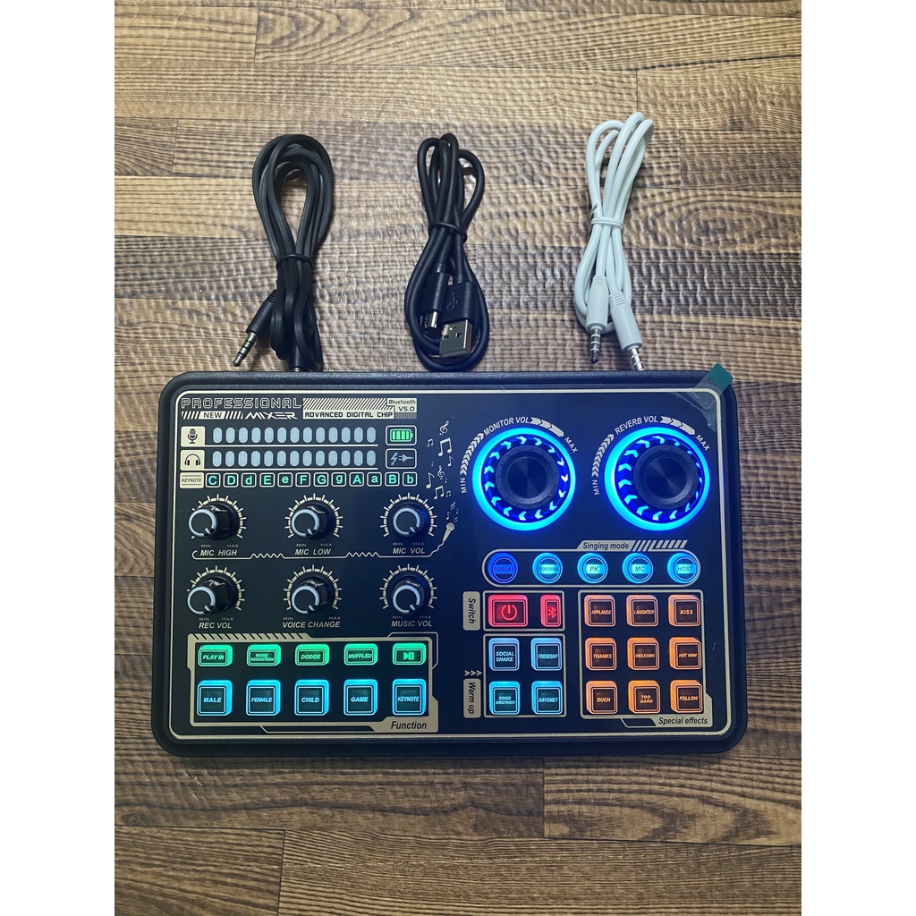 Bộ Mic Hát Livestream Sound Card K600 &amp; Mic BM900 .Âm Thanh Cực Hay ,Độ Bền Cao. Dễ Dàng Lắp Đặt .Bảo Hành 12 Tháng