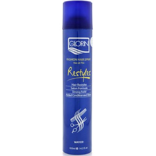 Xịt tạo kiểu tóc cứng Glorin Fashion Hair Spray 420ml 100% chính hãng, vov cung cấp và bảo trợ.