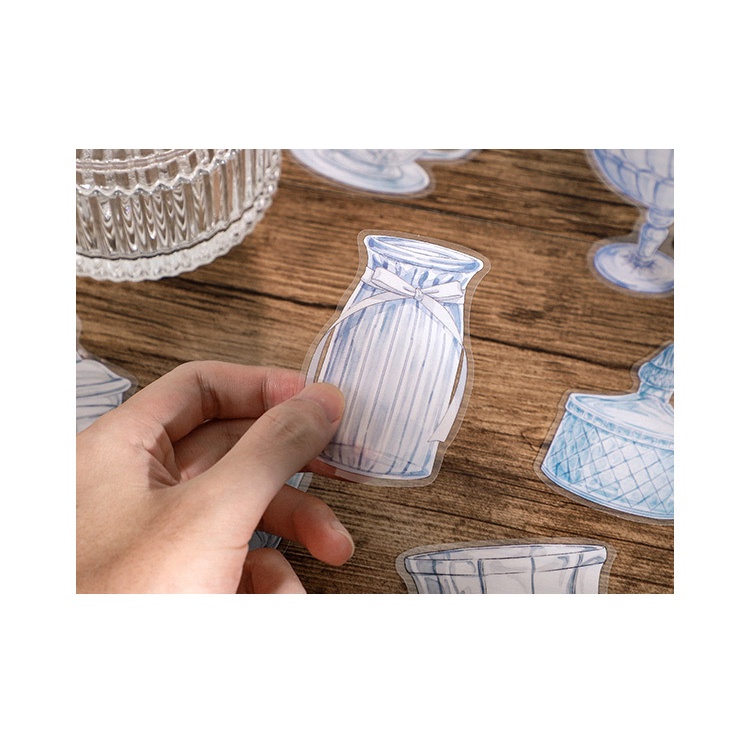 Sticker trang trí sổ vintage hình phong cách cổ điển ĐỘC LẠ, hình dán sticker cute dễ thương