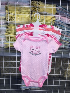 Bodysuit sét 5 bộ bé gái / bé trai