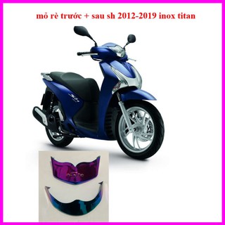 Bọc Mõm Đuôi Titan Cho SH 2012-2019 – Bộ Bảo Vệ Dè Trước Sau Chống Trầy