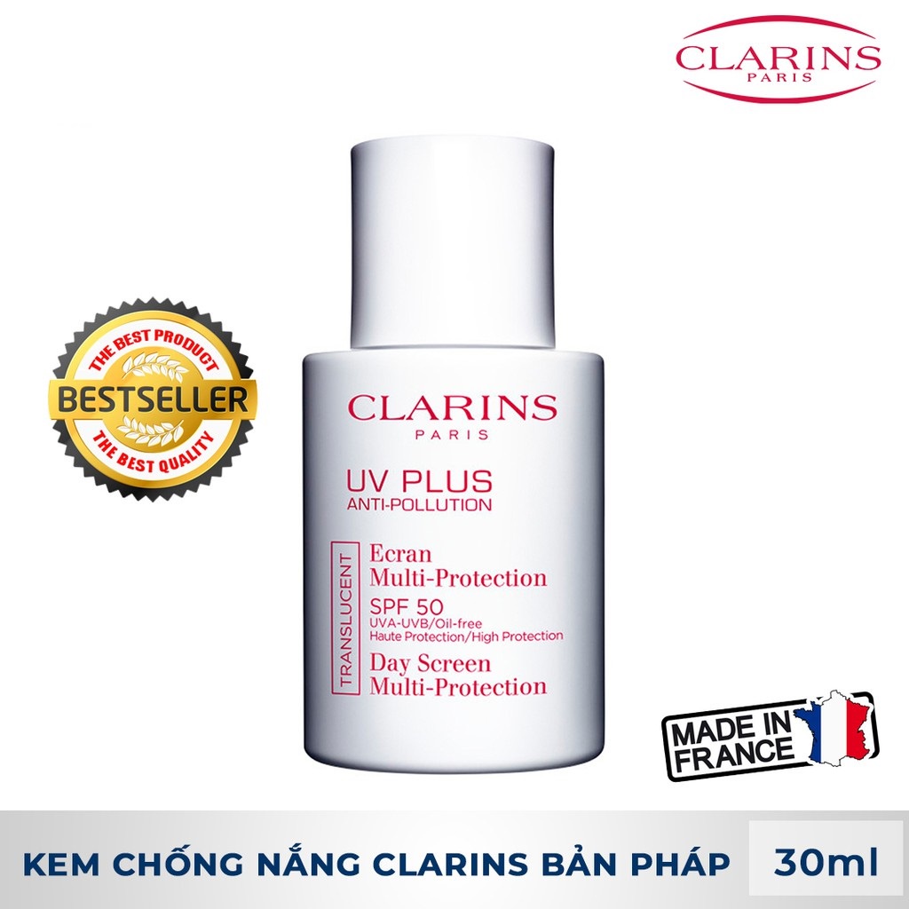 Kem Chống Nắng Clarins Rosy Glow SPF 50/PA++++ chai 50ml