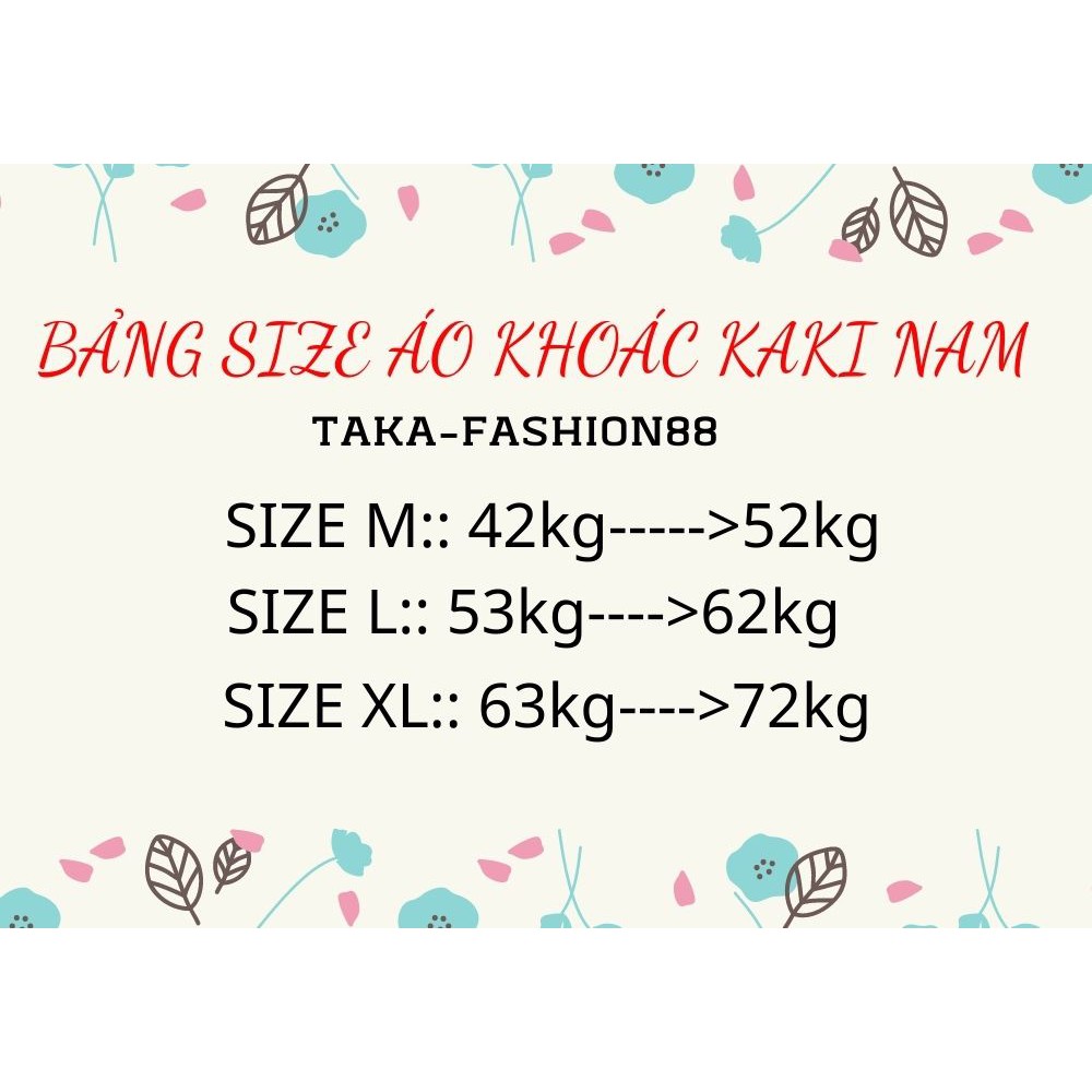 Áo khoác nam chất vải kaki jean,cá tính trẻ trung năng động,NUCA 20 taka