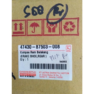 Má phanh Daihatsu Zebra / Espass (Zk J 009) chất lượng cao