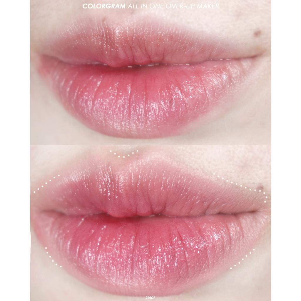 Bút kẻ viền môi Colorgram All-in-one 0,5g+0,2g 4 màu