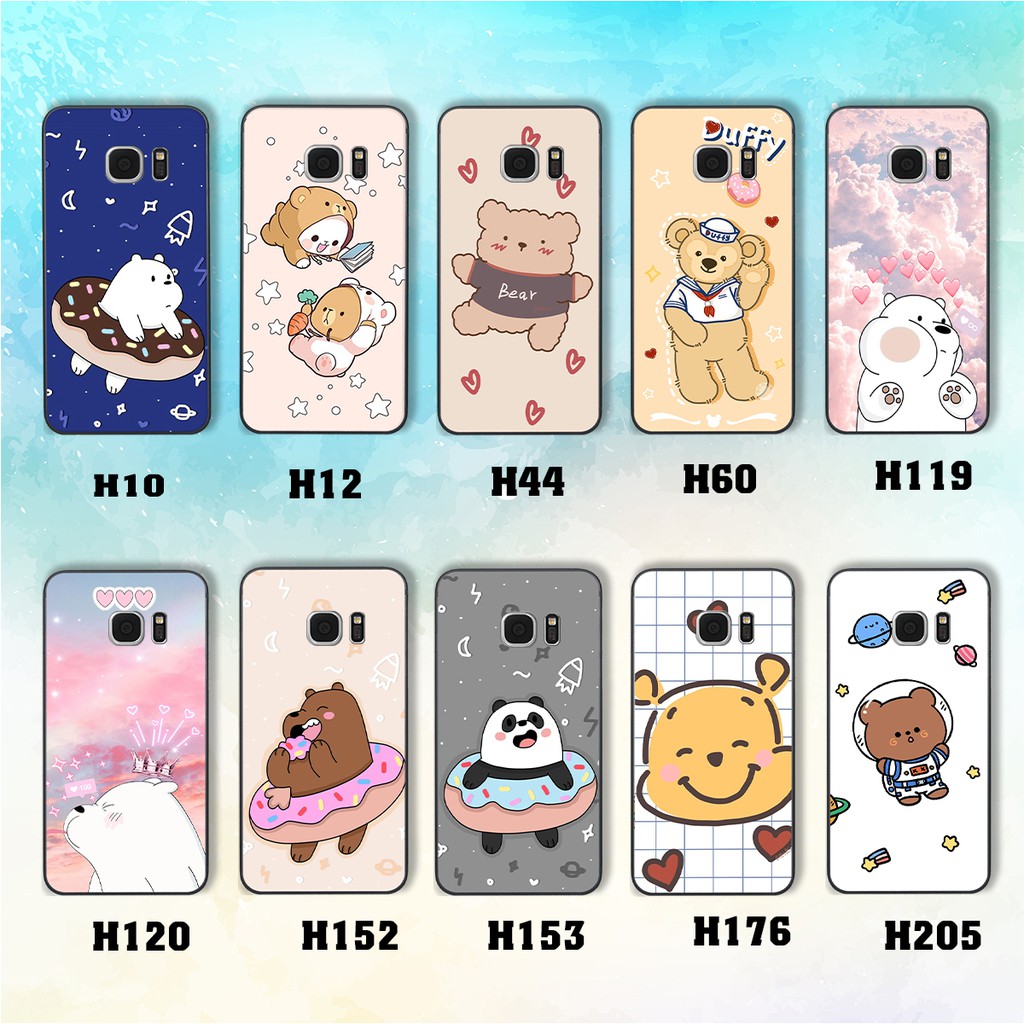 [FREESHIP 50K] Ốp Samsung Note 5 - S6 - S6 Edge - S7 - S7 Edge In hình Gấu Siêu Cute