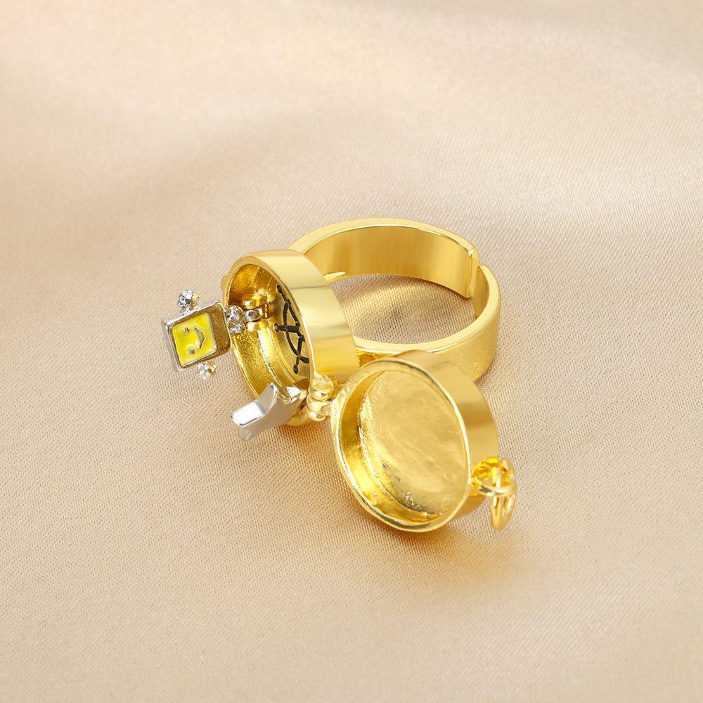 Nhẫn Dạng Mở Tùy Chỉnh Hình Spongebob Dễ Thương