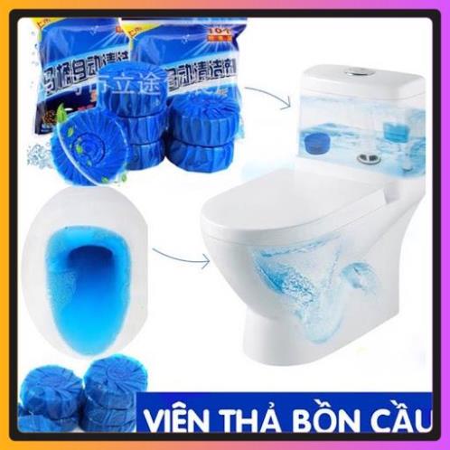 Set 10 viên tẩy bồn cầu , túi 10 viên thả bồn cầu diệt khuẩn