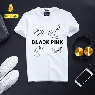 [ KPOP ] ÁO THUN CHỮ KÝ BLACK PINK - BTS - ÁO UNISEX NAM NỮ