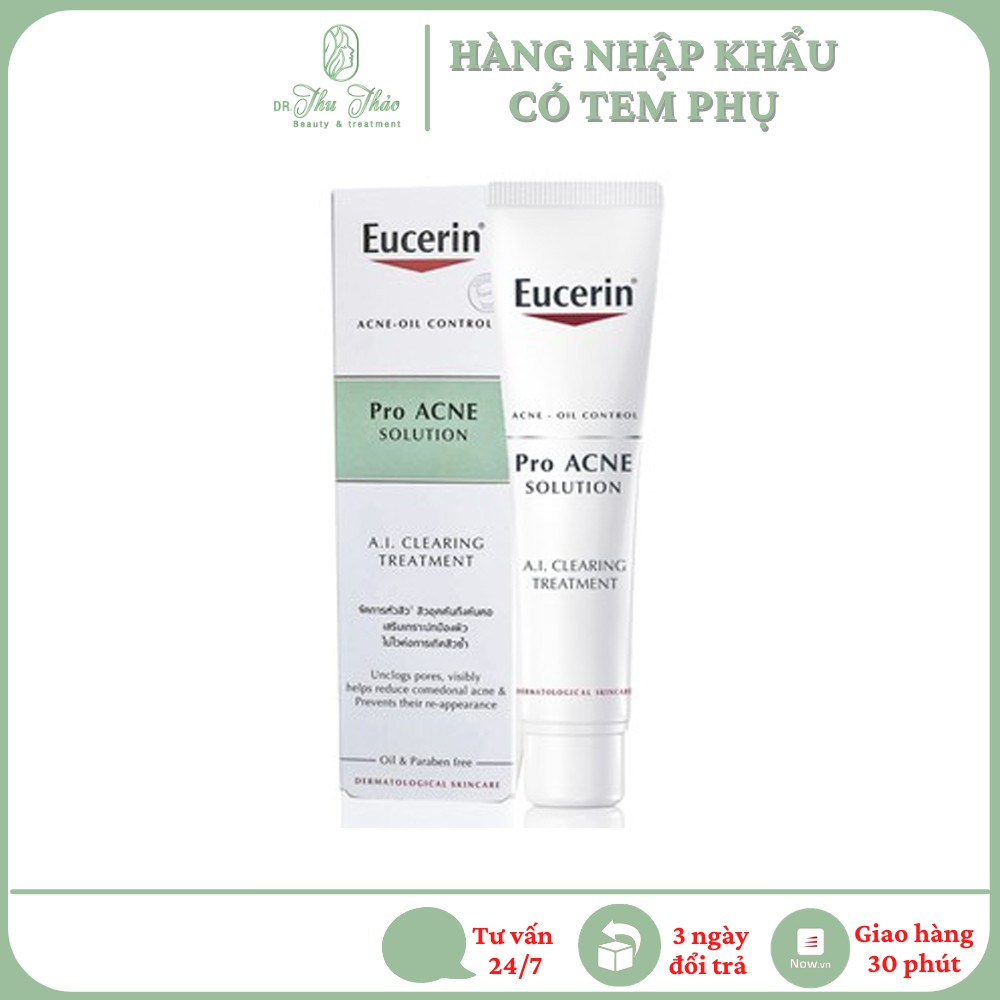 Gel giảm mụn Eucerin Pro acne A.I. clearing treatment