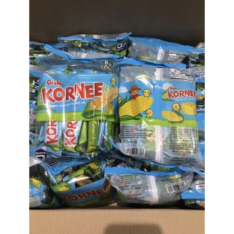 Bánh Kornee Snack Bắp Trái Oishi Vị Bắp Ngọt