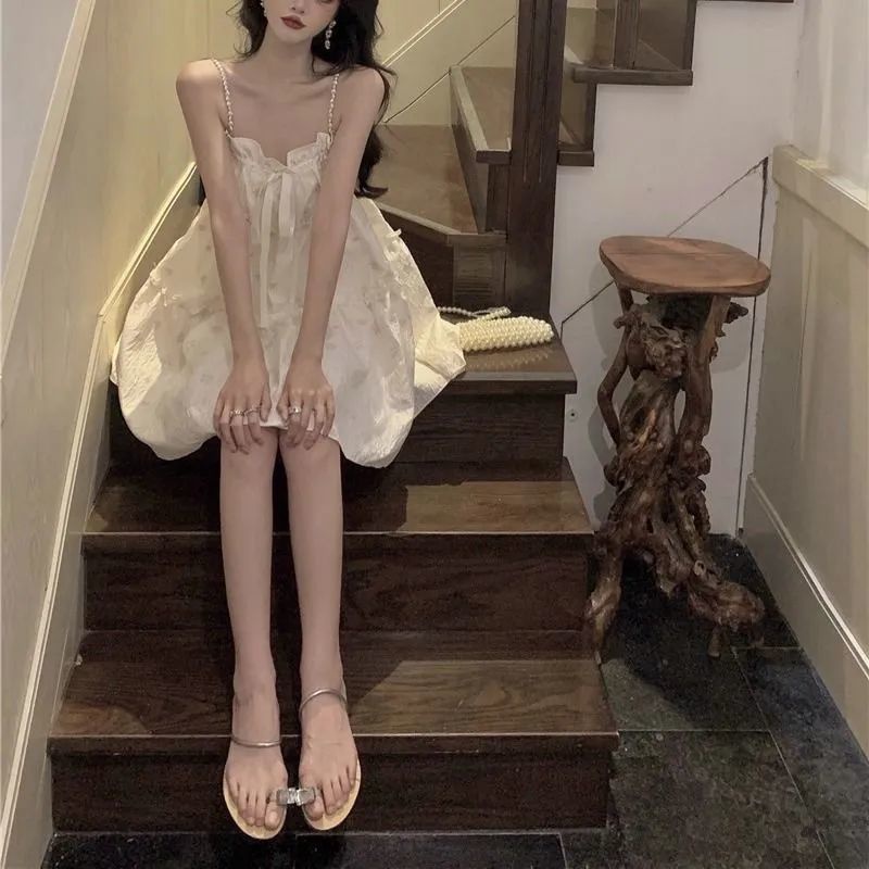 Đầm Hoa Form Rộng Phong Cách Hàn Quốc Xinh Xắn Cho Nữ