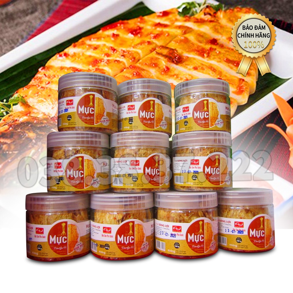 Mực tẩm gia vị Sáng Lợi hộp 100g | BigBuy360 - bigbuy360.vn