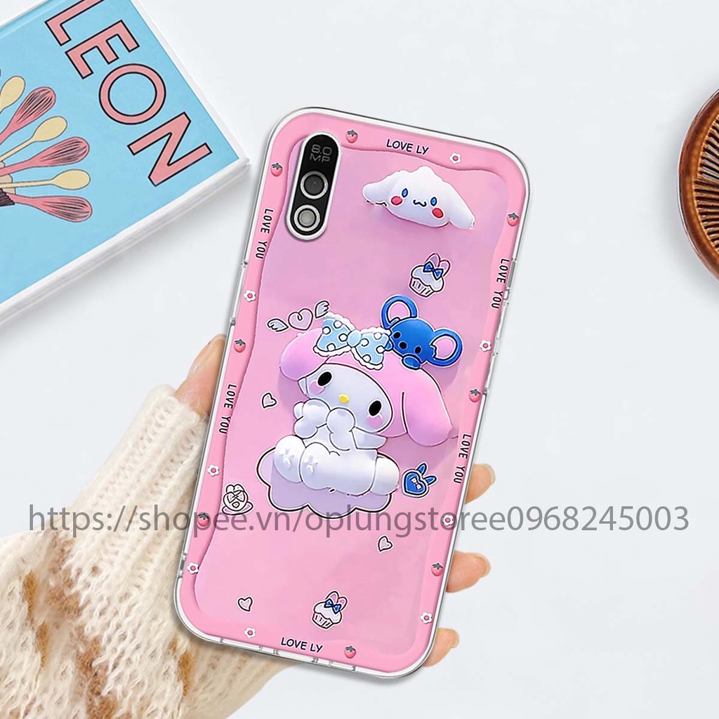 Ốp lưng Vsmart Bee / Bee 3 in hình 3D gấu cute cool ngầu giả nổi.