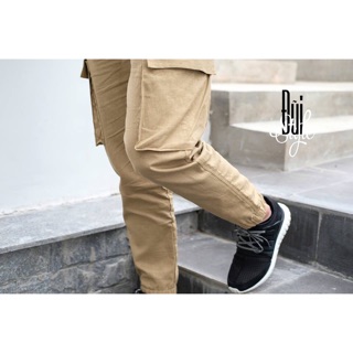 Quần jogger đũi túi hộp (cargo pants)