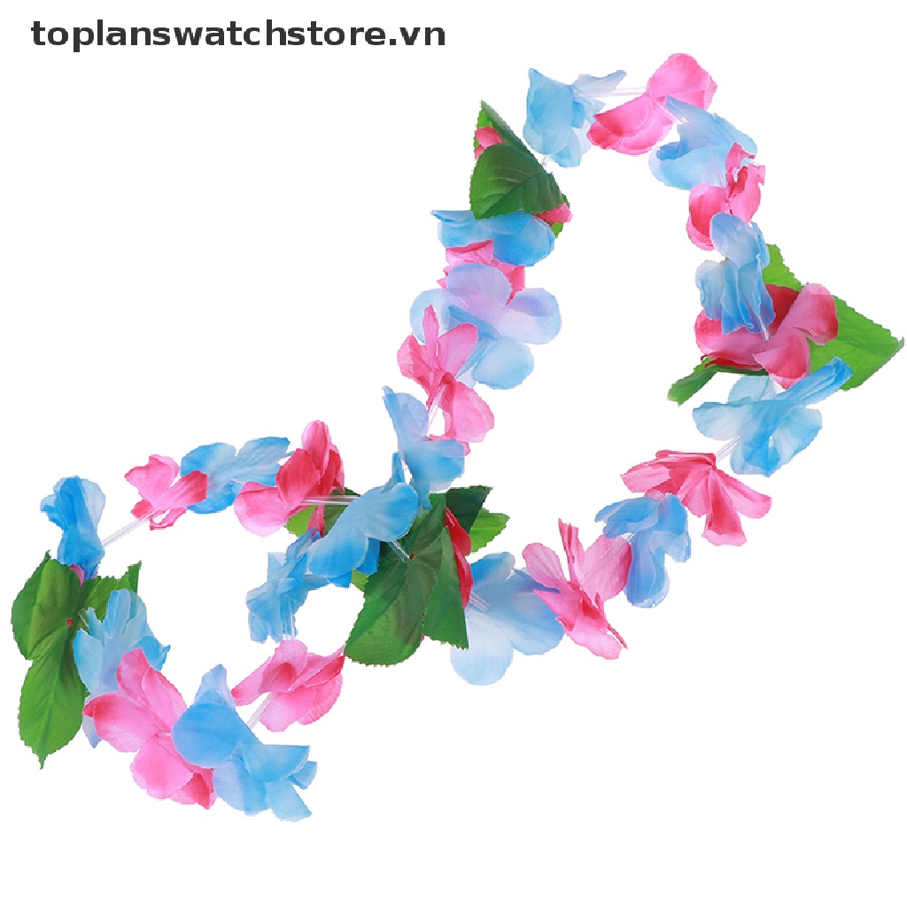 Set 4 Vòng Cổ Hoa Phong Cách Hawaii Thời Trang Cho Nữ