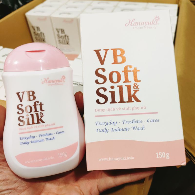 Dung Dịch Vệ Sinh Hanayuki Hồng ❤️Chính Hãng❤️ Hanayuki VB Soft Silk